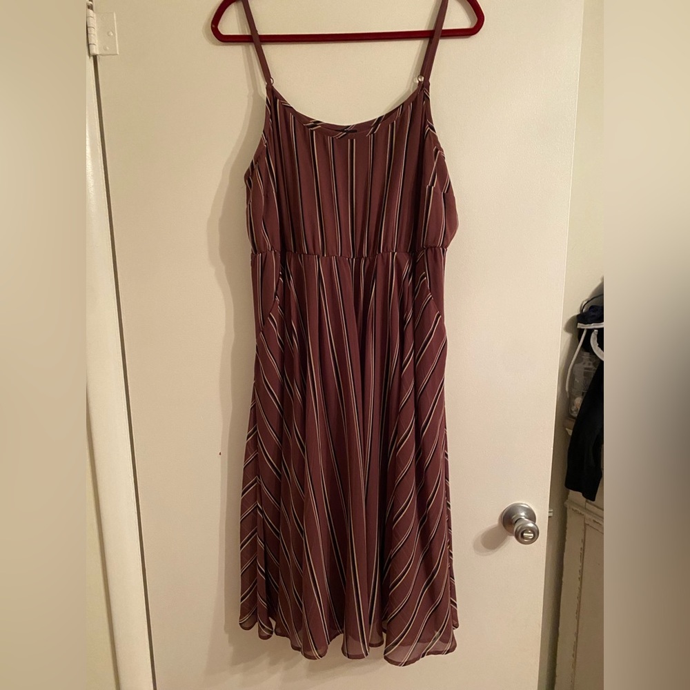 Torrid Spaghetti strap purple dress